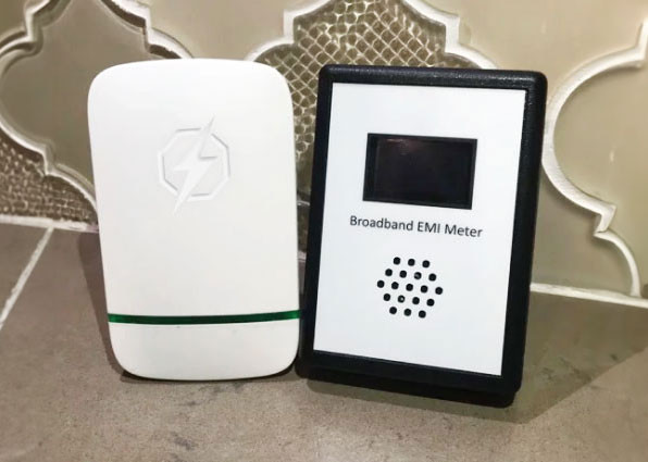 StopWatt next to an EMI meter